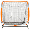 Vidaxl honkbaltrainingsnet 174x76x158,5 cm zwart