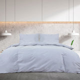 Vidaxl dekbedovertrekset lichtgewicht 220x240 cm microvezel grijs - afbeelding 3