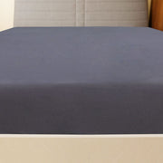 Vidaxl hoeslaken jersey 100x200 cm katoen antracietkleurig - afbeelding 3