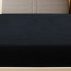 Vidaxl hoeslakens 2 st jersey 180x200 cm katoen zwart
