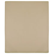 Vidaxl hoeslaken jersey 160x200 cm katoen taupe - afbeelding 1