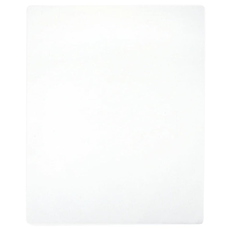 Vidaxl hoeslaken jersey 90x200 cm katoen wit