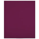 Vidaxl hoeslaken jersey 90x200 cm katoen bordeauxrood - afbeelding 1