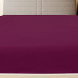 Vidaxl hoeslaken jersey 90x200 cm katoen bordeauxrood - afbeelding 3