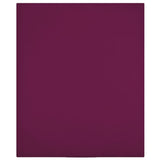 Vidaxl hoeslaken jersey 140x200 cm katoen bordeauxrood - afbeelding 1