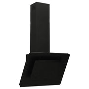Vidaxl wandafzuigkap 60 cm roestvrij staal en gehard glas zwart - afbeelding 2