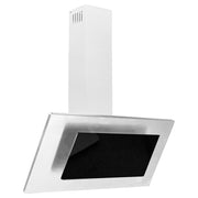Vidaxl wandafzuigkap 90 cm roestvrij staal gehard glas zilverkleurig - afbeelding 2