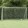 Vidaxl voetbaldoel met net 366x122x182 cm staal wit