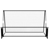 Vidaxl voetbalrebounder voetbaldoel 2-in-1 202x104x120 cm staal - afbeelding 3