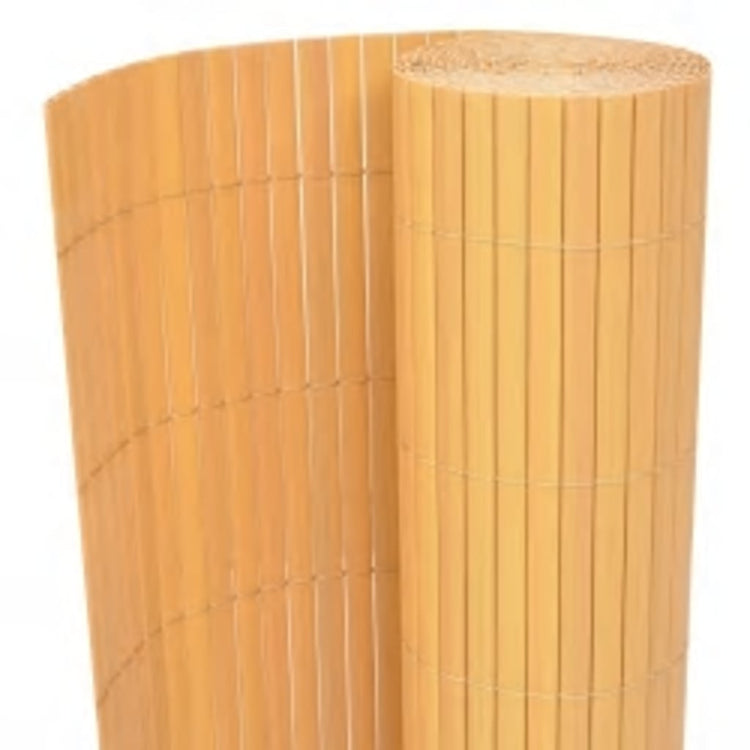 Vidaxl tuinafscheiding dubbelzijdig 110x500 cm geel