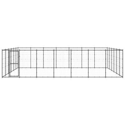 VidaXL Hondenkennel 50,82 m² staal