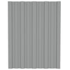 VidaXL Dakpanelen 12 st 60x45 cm gegalvaniseerd staal grijs