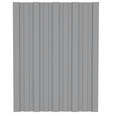 VidaXL Dakpanelen 36 st 60x45 cm gegalvaniseerd staal grijs