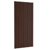 VidaXL Dakpanelen 36 st 100x45 cm gegalvaniseerd staal bruin