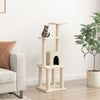 Vidaxl kattenkrabpaal met sisal krabpalen 105 cm crèmekleurig