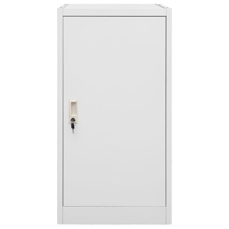 Vidaxl zadelkast 53x53x105 cm staal lichtgrijs