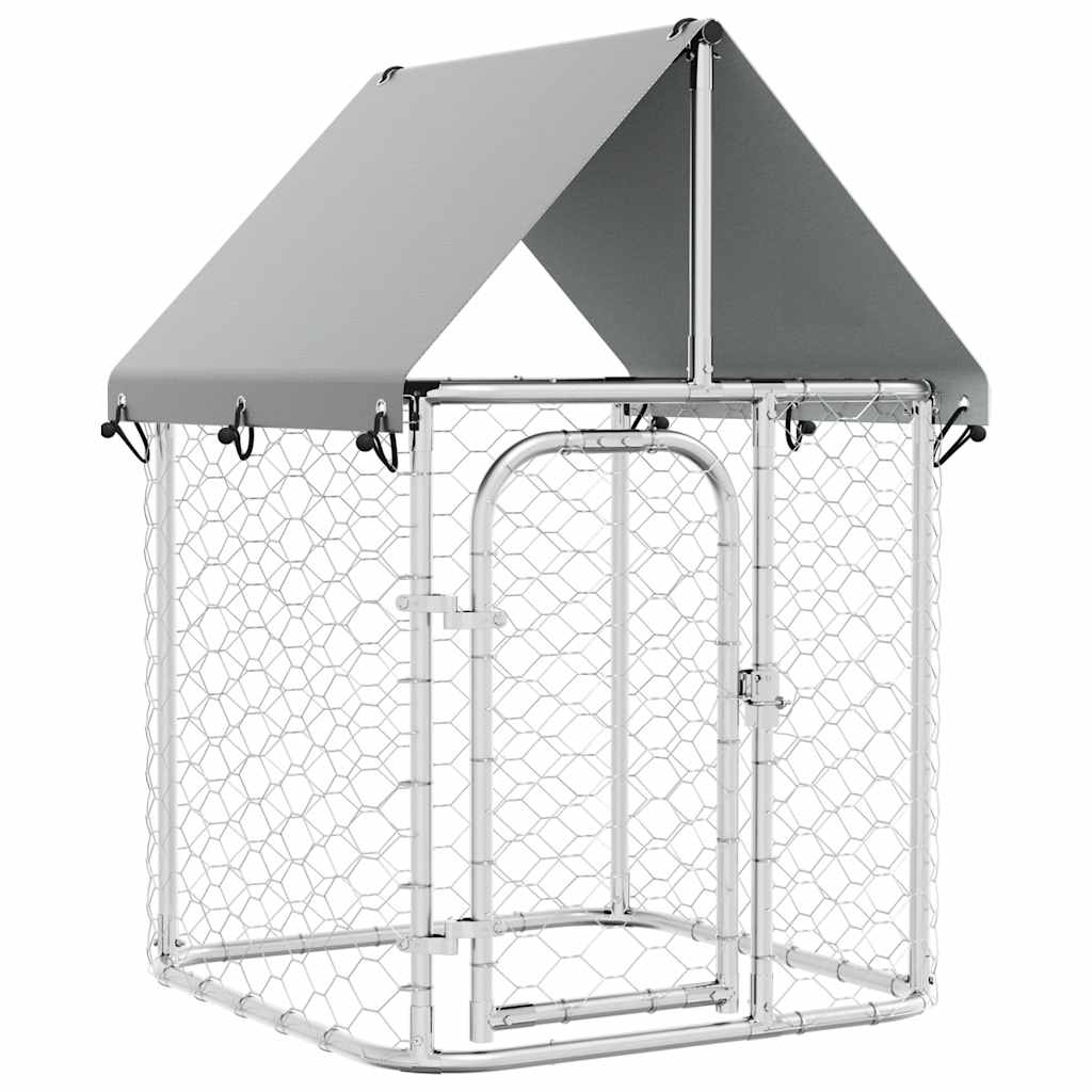 Vidaxl hondenkennel voor buiten met dak 100x100x150 cm
