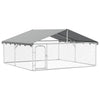 Vidaxl hondenkennel met dak 300x300x150 cm