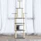 Vidaxl kattenkrabpaal met sisal krabpalen 183 cm lichtgrijs