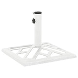 Vidaxl parasolvoet 44x44x31 cm gietijzer wit - afbeelding 2