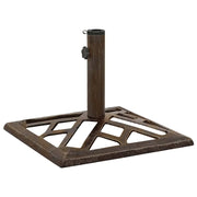 Vidaxl parasolvoet 44x44x31 cm gietijzer bronskleurig - afbeelding 2