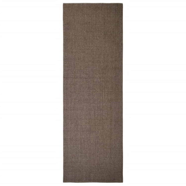 Vidaxl vloerkleed 66x200 cm natuurlijk sisal bruin