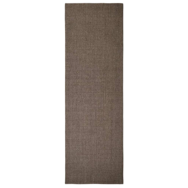 Vidaxl vloerkleed 80x250 cm natuurlijk sisal bruin