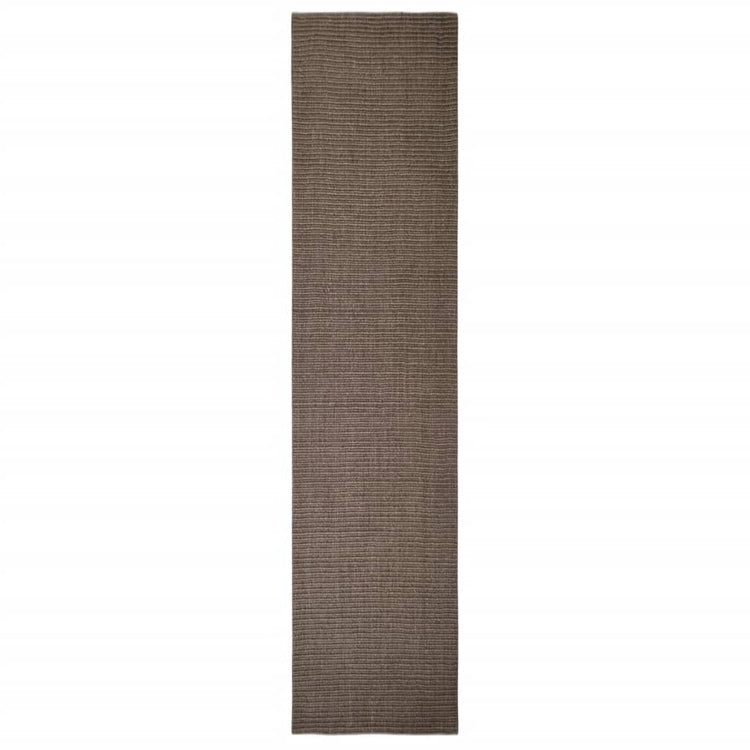 Vidaxl vloerkleed 80x350 cm natuurlijk sisal bruin