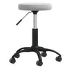 Vidaxl massagekruk fluweel lichtgrijs