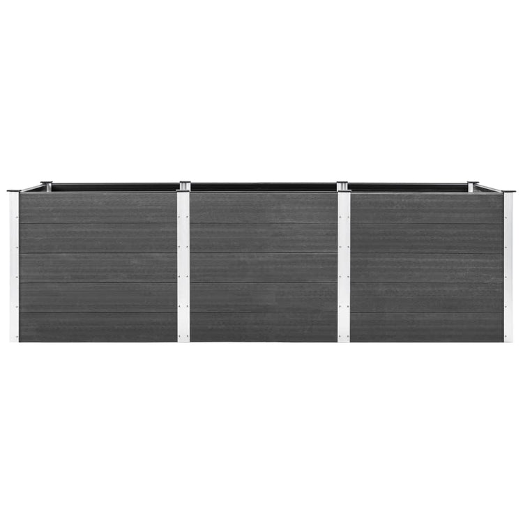 VidaXL Plantenbak verhoogd 300x50x91 cm HKC grijs