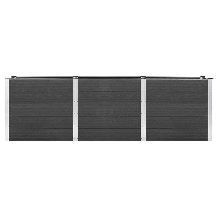 VidaXL Plantenbak verhoogd 300x100x91 cm HKC grijs
