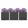 VidaXL Plantenbak verhoogd 300x100x91 cm HKC grijs