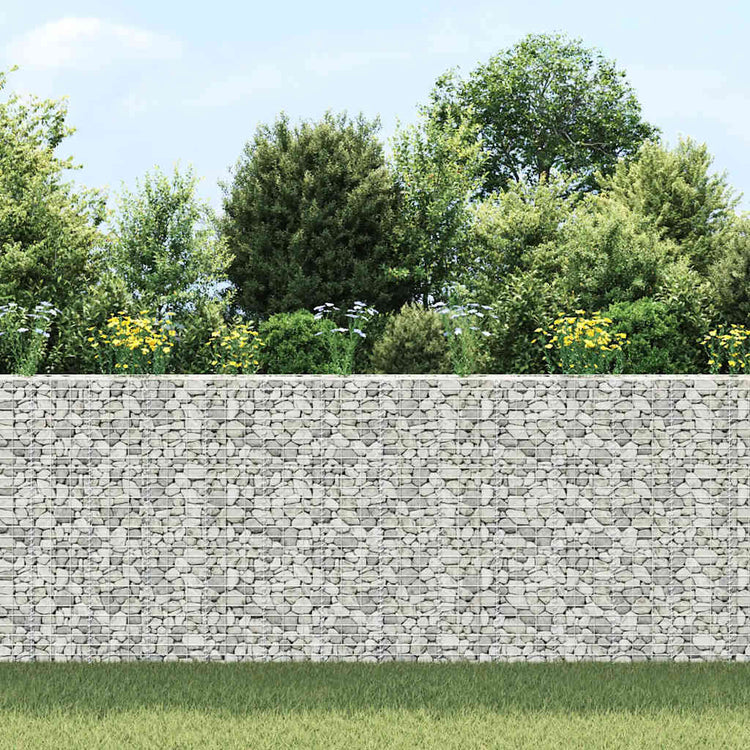 Vidaxl schanskorf plantenbakken 3 st verhoogd 30x30x150 cm ijzer