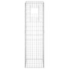Vidaxl schanskorf paal 40x40x140 cm ijzer