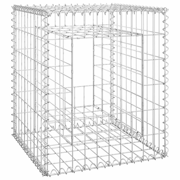 Vidaxl schanskorf paal 50x50x60 cm ijzer