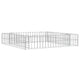 Vidaxl gabion plantenbak verhoogd 100x100x20 cm gegalvaniseerd staal