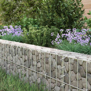 Vidaxl gabion plantenbak verhoogd 100x100x20 cm gegalvaniseerd staal - afbeelding 3