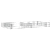 Vidaxl gabion plantenbak verhoogd 200x100x20 cm gegalvaniseerd staal - afbeelding 1