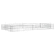Vidaxl gabion plantenbak verhoogd 200x100x20 cm gegalvaniseerd staal