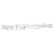 Vidaxl gabion plantenbak verhoogd 300x100x20 cm gegalvaniseerd staal - afbeelding 1