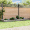 Vidaxl gabion plantenbak verhoogd 300x100x20 cm gegalvaniseerd staal