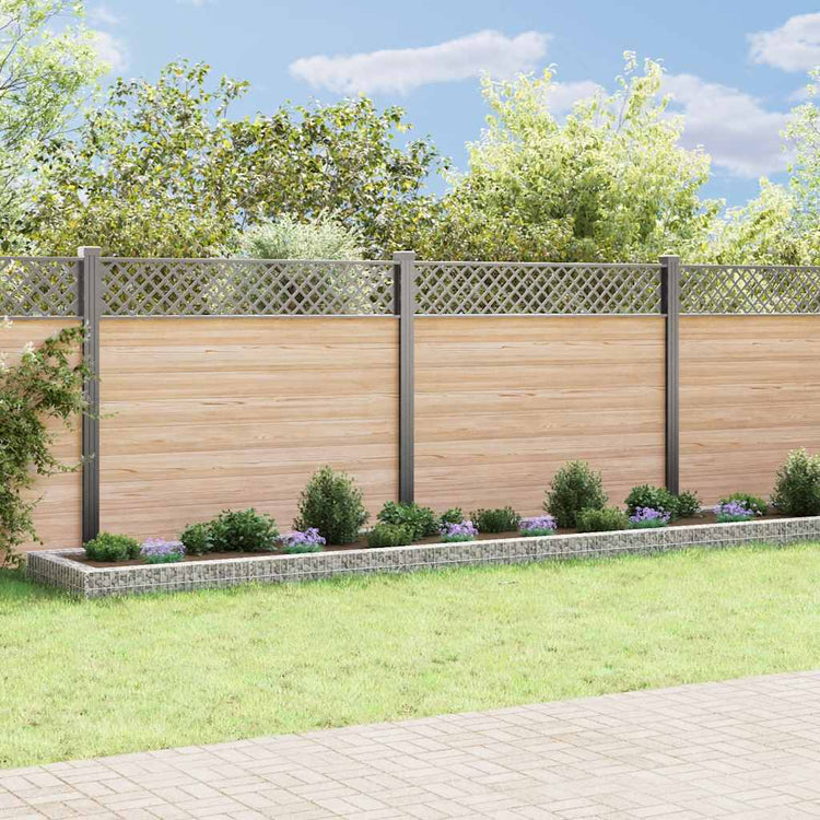 Vidaxl gabion plantenbak verhoogd 800x100x20 cm gegalvaniseerd staal