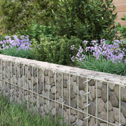 Vidaxl gabion plantenbak verhoogd 800x100x20 cm gegalvaniseerd staal - afbeelding 3