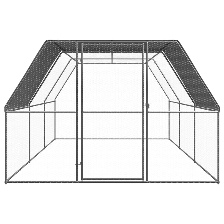 VidaXL Kippenhok 3x6x2 m gegalvaniseerd staal