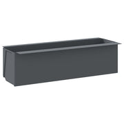 Vidaxl bloembakken voor europallets 12 st 36x13,5x9,5 cm pp grijs - afbeelding 3