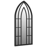 Vidaxl tuinspiegel 70x30 cm ijzer zwart - afbeelding 3