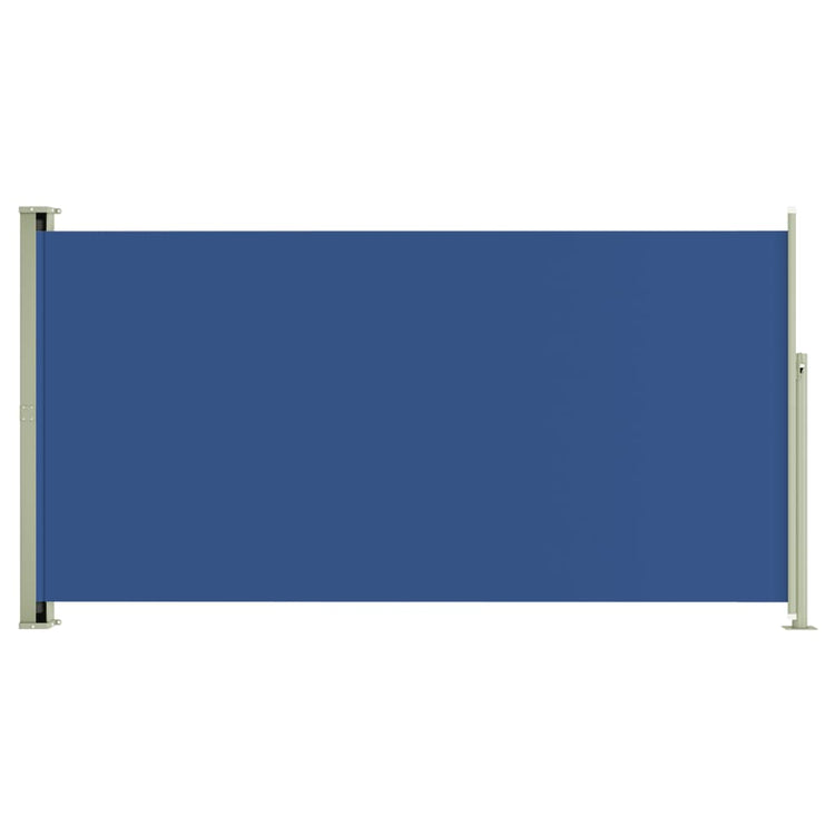 VidaXL Tuinscherm uittrekbaar 160x300 cm blauw