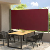 VidaXL Tuinscherm uittrekbaar 160x300 cm rood - afbeelding 1