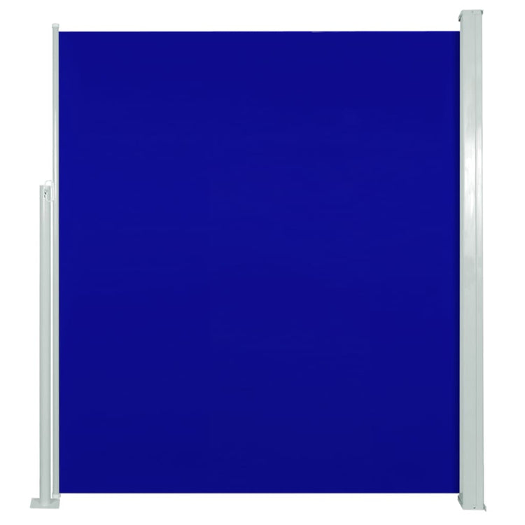 Vidaxl tuinscherm uittrekbaar 160x300 cm blauw