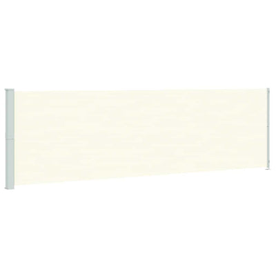 Vidaxl tuinscherm uittrekbaar 180x614 cm crème